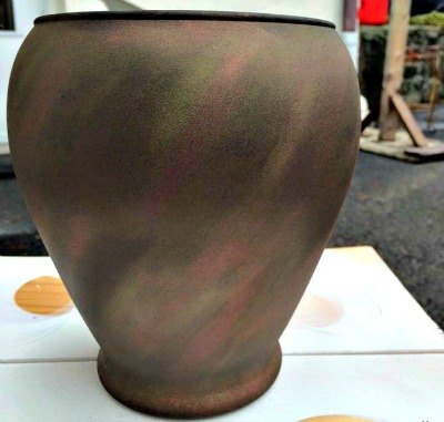 diy faux metallic vase, crafts, how to