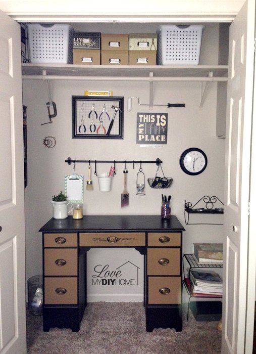 Cambio de imagen del armario de la habitación de manualidades {Love My ...