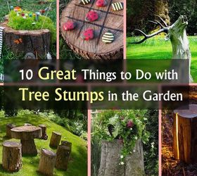 10 amazing tree stump ideas for the garden, gardening