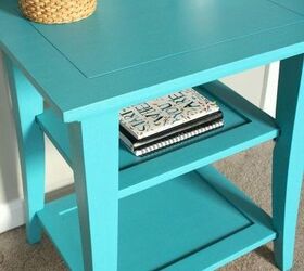 make a statement end table refresh, chalk paint, painted furniture