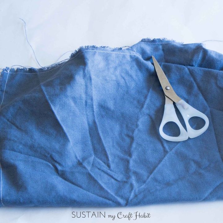 diy linen frayed edge napkins and nautical cable napkin rings, crafts, reupholster