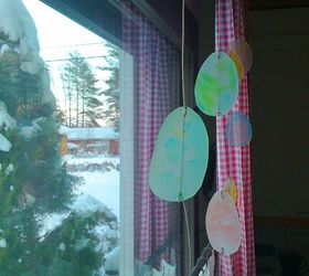 easter window decoration idea, crafts, easter decorations, seasonal holiday decor, windows