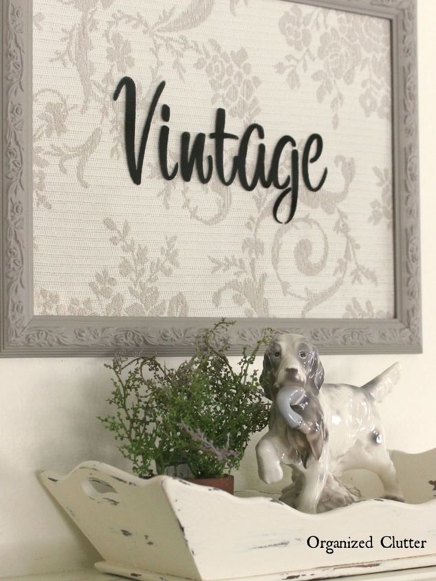 a thrift shop frame makeover with old sign stencils, crafts, repurposing upcycling, wall decor