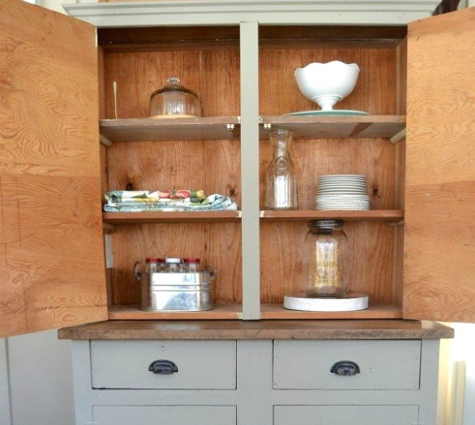 s 20 ways to get a fixer upper makeover without being on the show, home decor, painted furniture, rustic furniture, Incorporate more hutches into your storage