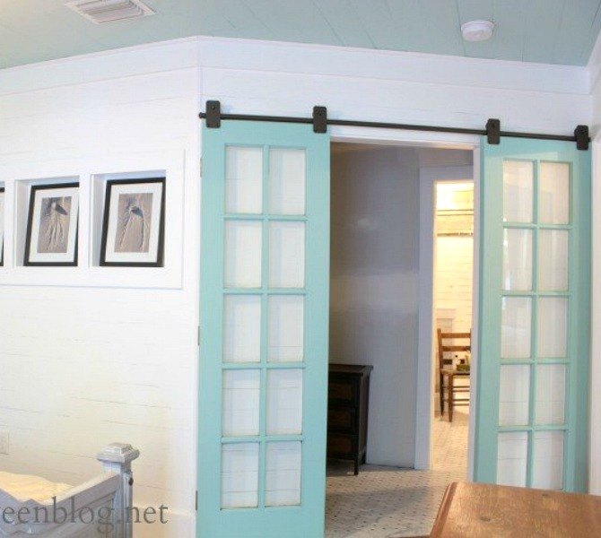 s 20 ways to get a fixer upper makeover without being on the show, home decor, painted furniture, rustic furniture, Bring in a French doors or barn doors