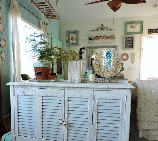 s 20 ways to get a fixer upper makeover without being on the show, home decor, painted furniture, rustic furniture, Mix and match thrift store pieces