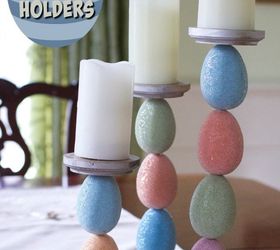 Portavelas de huevos de Pascua