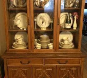 how to create 2 makeovers from 1 china cabinet, painted furniture, repurposing upcycling
