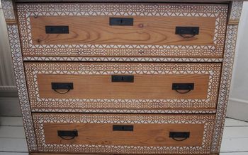 Putting Pattern on a Pine Chest of Drawers - When To Stop?
