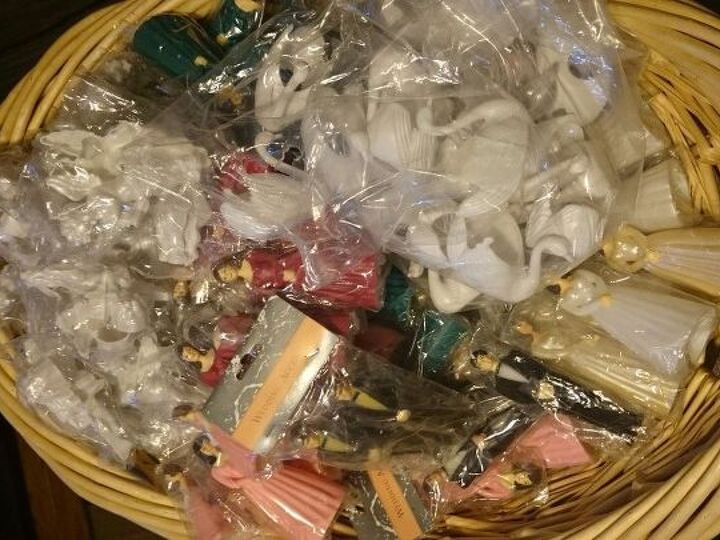 q plastic wedding cake toppers and decorations, repurpose household items, repurposing upcycling, Large lot of plastic wedding cake Toppers and decorations