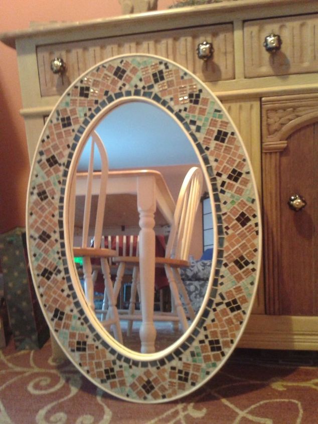 espelho de mosaico