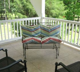 don t ditch your broken umbrella til you see what people do with them, Turn it into upholstered patio furniture
