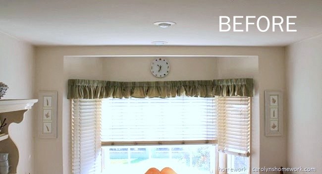 bay window makeover with bamboo shades, dining room ideas, diy, home decor, window treatments, windows