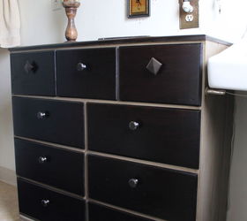 drab dresser rehab, painted furniture