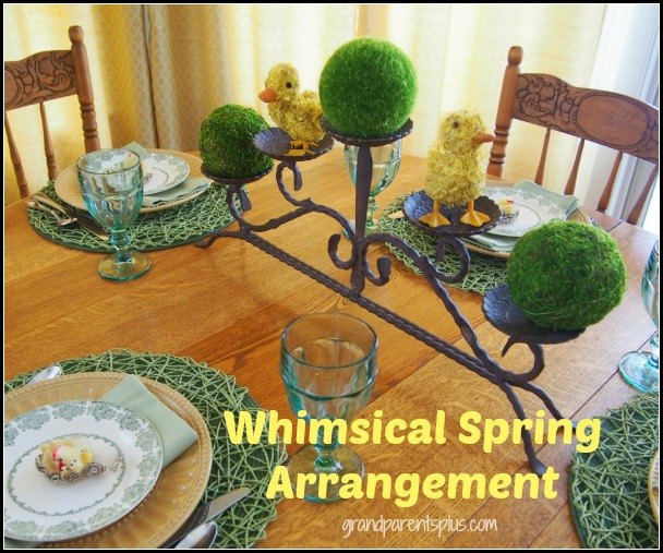 whimsical spring arrangements, easter decorations, seasonal holiday decor