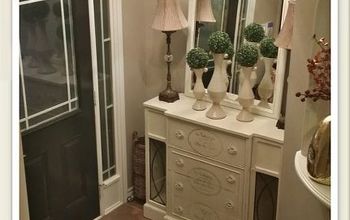 Revamping An Old Goodwill Hutch With Homemade Chalk Paint