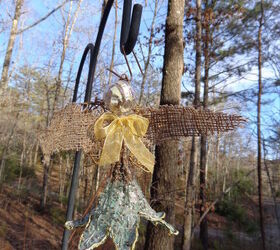 altered art angel fairy dragonfly, crafts