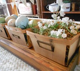 diymyspring berry basket tote, container gardening, crafts, gardening
