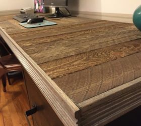 how to build a reclaimed wood pallet desk top, diy, how to, pallet, rustic furniture, woodworking projects