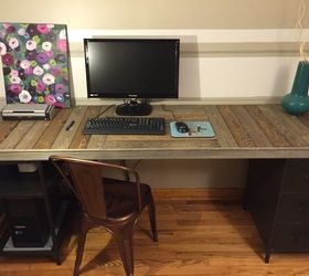 how to build a reclaimed wood pallet desk top, diy, how to, pallet, rustic furniture, woodworking projects