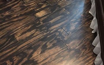 DIY Plywood Plank Floors