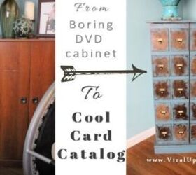 card catalog with faux treatment, painted furniture