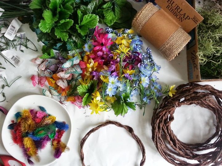 diy woodland fairy crowns, crafts, wreaths