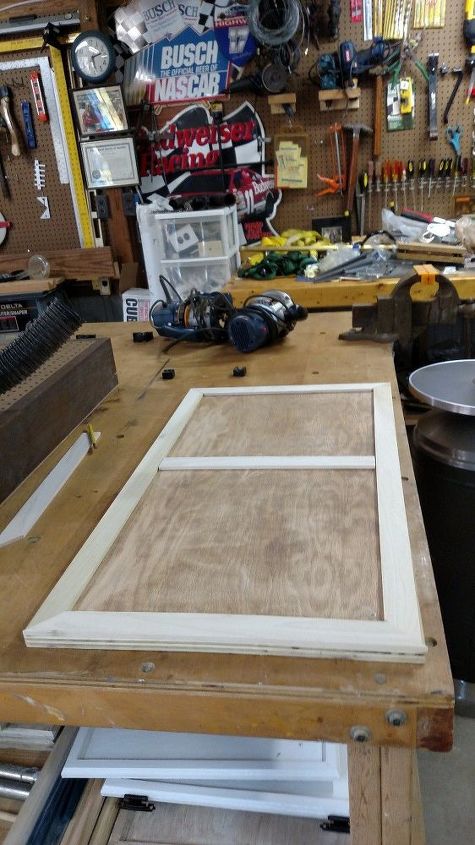 repurposed kitchen cabinet door covers ugly fuse box, Getting Started