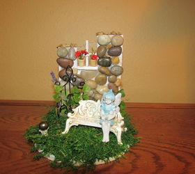 miniature fairy garden wall, crafts, gardening, how to, woodworking projects