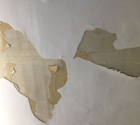 paint peeling fix on a budget what would you do, Ceiling