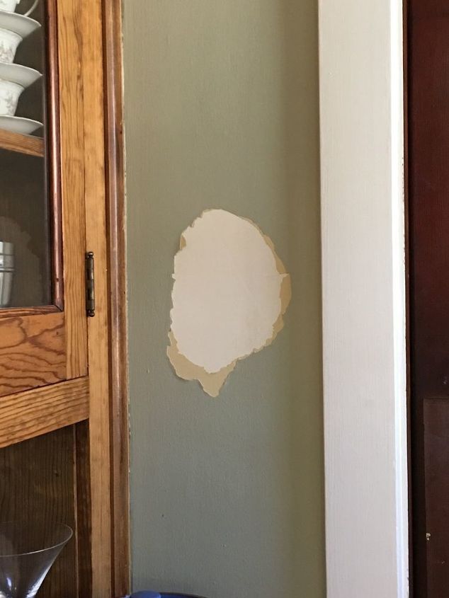 paint peeling fix on a budget what would you do, Wall