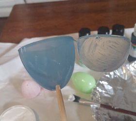 more painted plastic eggs, crafts, easter decorations, seasonal holiday decor
