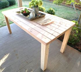 rustic farmhouse style table using only 2 x 4s, diy, painted furniture, rustic furniture, woodworking projects