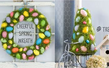 Cheerful Spring Wreath and Tree