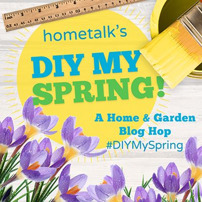 diy spring planter box, chalk paint, gardening