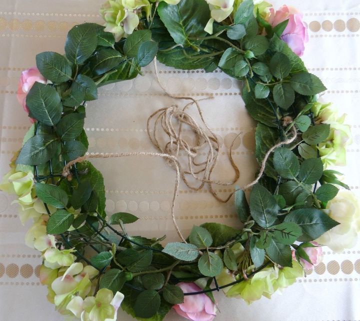 hanging floral chandelier diy, crafts, how to, wreaths