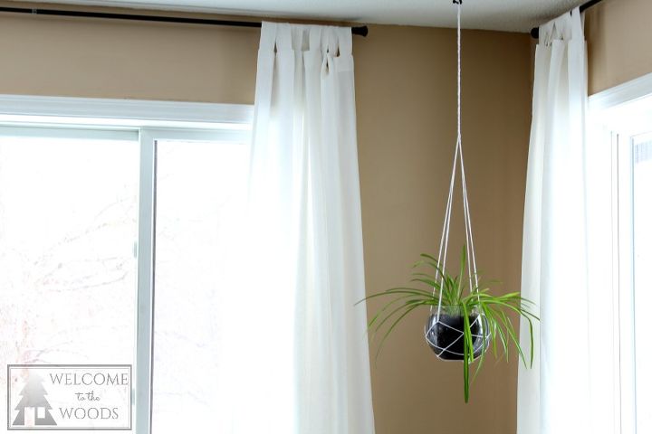 diymyspring decor modern macrame plant hanger, gardening, home decor, wall decor