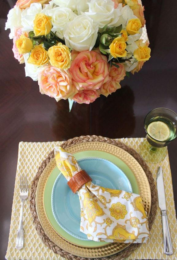 the spring table, easter decorations, home decor, seasonal holiday decor