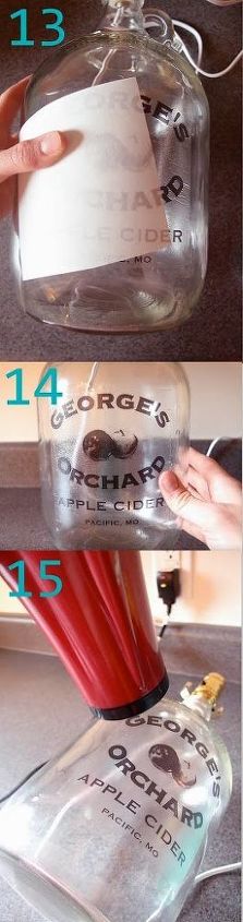 how to make a vintage bottle lamp, how to, lighting, repurposing upcycling