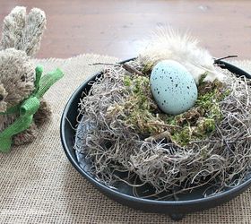 think spring with diy ideas including a moss covered bunny, crafts, easter decorations, seasonal holiday decor