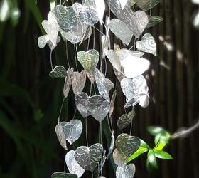 welcome spring with a chain of hearts garden mobile, crafts