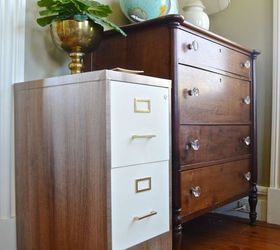 file cabinet flip, chalk paint, home office, organizing, painted furniture, repurposing upcycling, storage ideas