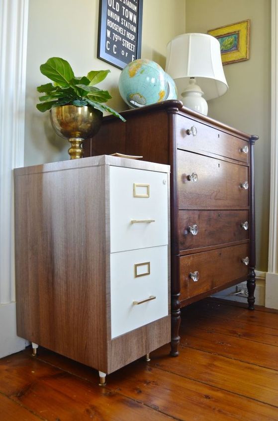 file cabinet flip, chalk paint, home office, organizing, painted furniture, repurposing upcycling, storage ideas