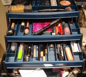 makeup mess problem solved, organizing, storage ideas