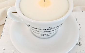 Cómo hacer una vela de soja perfumada en una taza de café francés