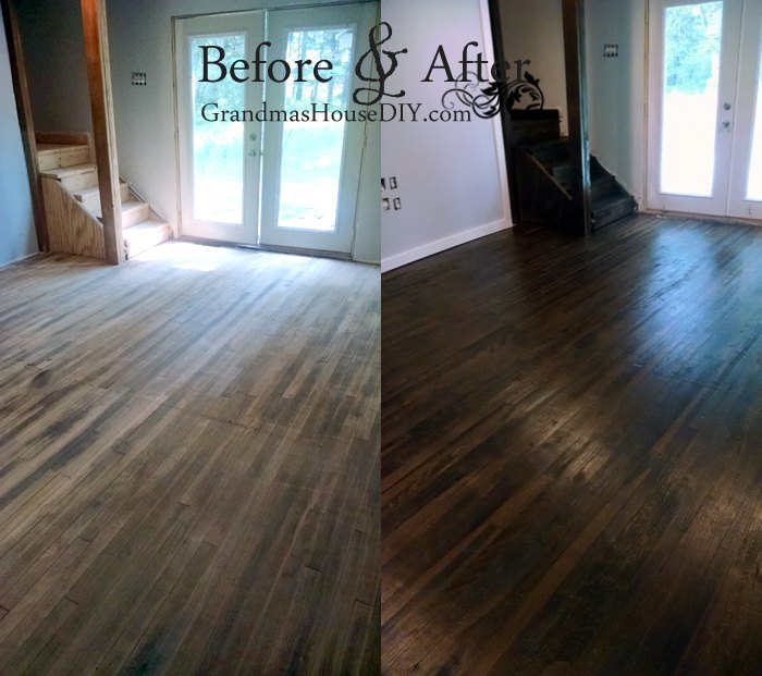 sanding and staining hardwood floors is not for the faint of heart, diy, flooring, hardwood floors, home maintenance repairs