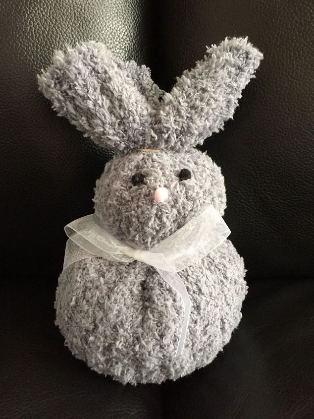 make your own bunny, crafts, easter decorations, seasonal holiday decor