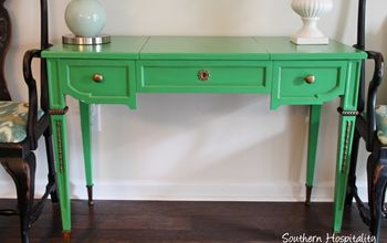 Painting Vintage Furniture Green