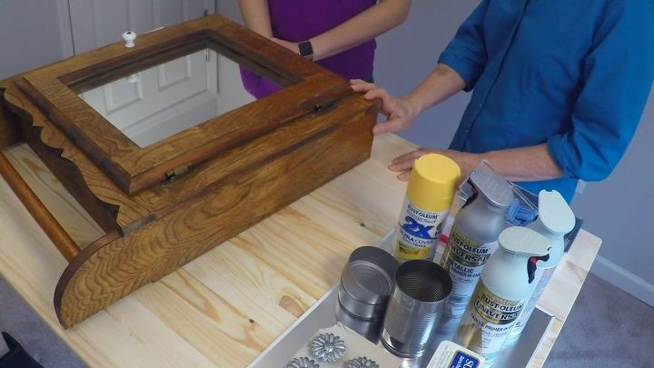 the intentional junk drawer, organizing, painted furniture