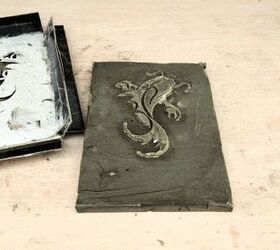 diy experiment embossing concrete challenge, concrete masonry, crafts, diy, how to